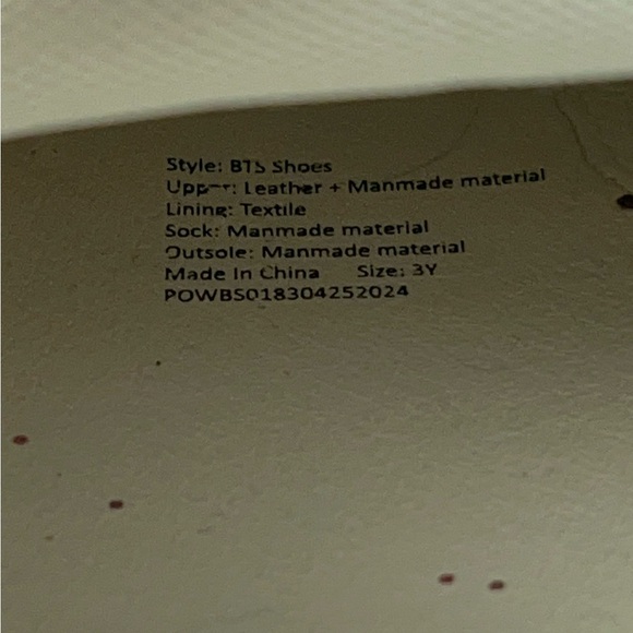 SweetHoney Adorable Gold Star Glitter Sneakers Size 3Y (only worn a few times) - Picture 9 of 9